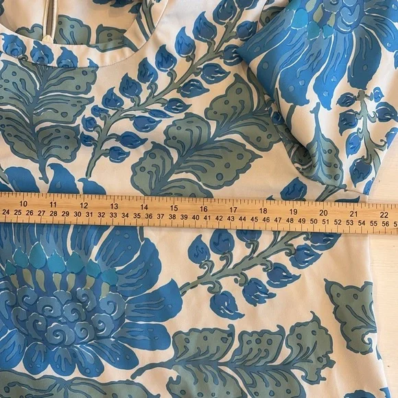 Tuckernuck Floral Blue and White Long Sleeve Dress - Picture 12 of 13